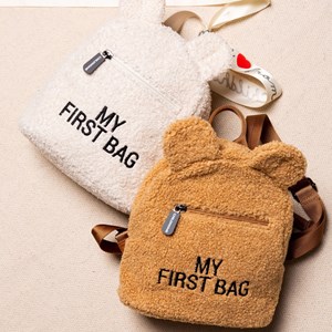 Sac à dos bébé my first bag teddy écru (24 cm)