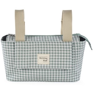 Sac à poussette i love vichy vert