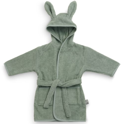 Jollein - Peignoir de bain ash green vert (1-2 ans)