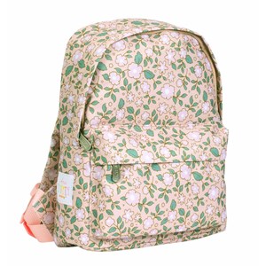 Sac à dos bébé fleurs rose