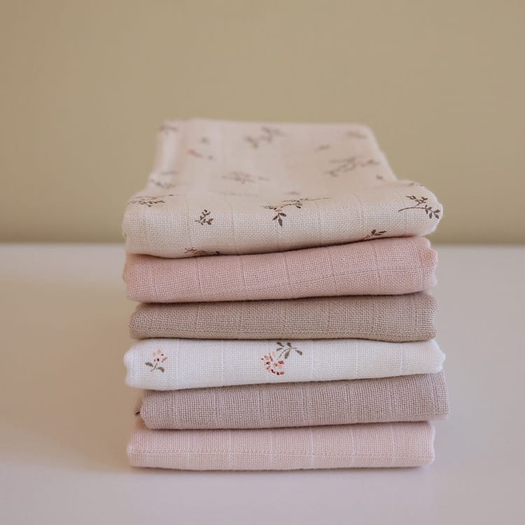 Lot de 3 langes en coton bio ashley (70 x 70 cm) (Cam Cam Copenhagen) - Image 2