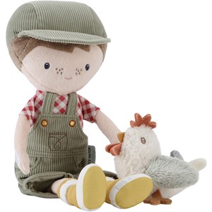 Poupée jim ferme avec poule