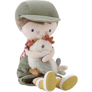 Poupée jim ferme avec poule