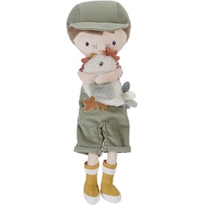 Poupée jim ferme avec poule