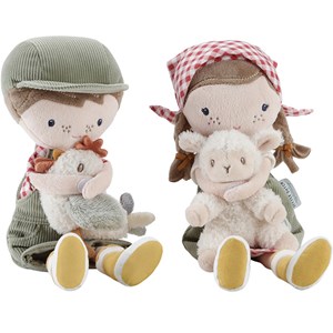 Poupée jim ferme avec poule