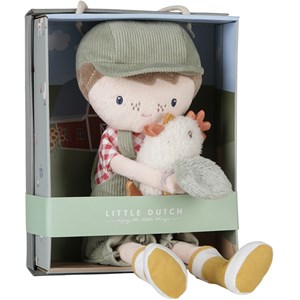 Poupée jim ferme avec poule