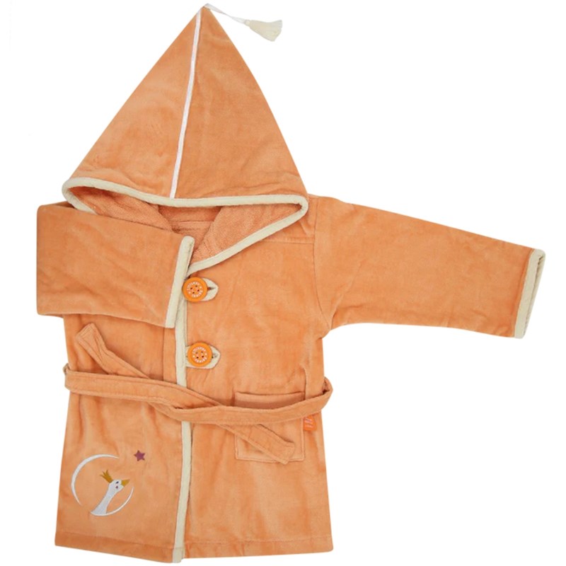 Peignoir oie sauvage pêche (2-4 ans)