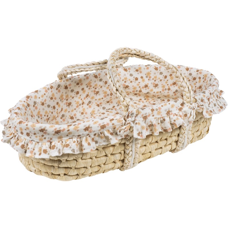 Couffin en osier pour poupée