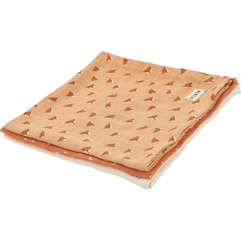 Lot de 3 langes en mousseline