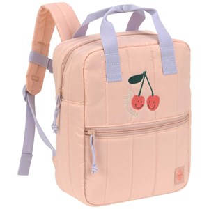 Mini sac à dos carré little gang cerise pêche