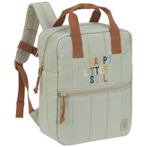 Mini sac à dos carré little gang khaki clair