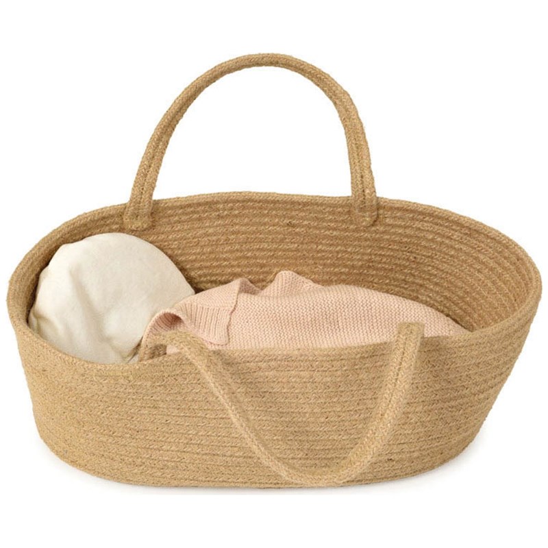 Couffin en corde pour poupée