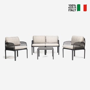 Ensemble jardin marella 4 places Anthracite