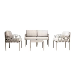 Ensemble jardin marella 4 places Beige