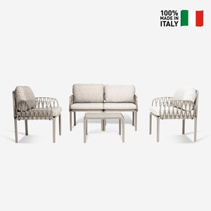 Ensemble jardin marella 4 places Beige