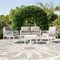 Ensemble jardin marella 4 places Blanc