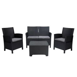 Ensemble jardin svartalfheim 4 pcs Noir
