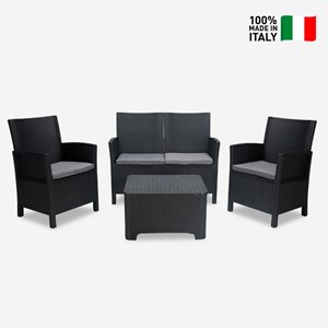 Ensemble jardin svartalfheim 4 pcs Noir