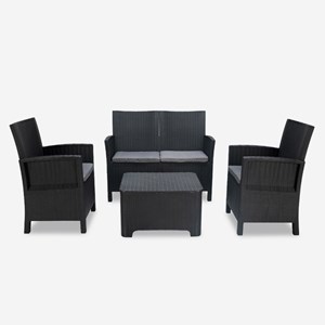 Ensemble jardin svartalfheim 4 pcs Noir