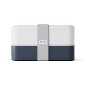 Lunch box rectangle 2x500ml bleu nordic