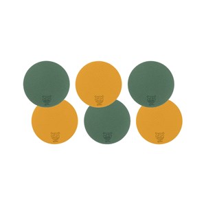 Sous-verre - réversible - cuir recyclé