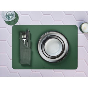 Sous-verre - réversible - cuir recyclé