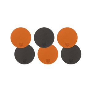 Sous-verre - réversible - cuir recyclé