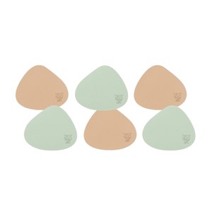 Sous-verre - réversible - cuir recyclé