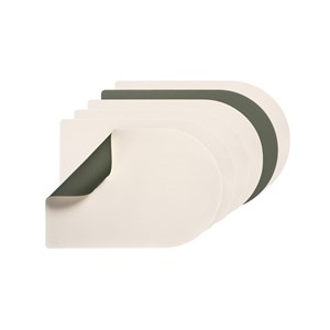 Set de table réversible - cuir recyclé