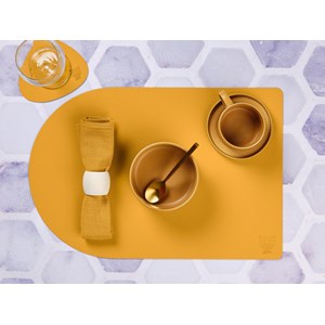 Set de table réversible - cuir recyclé