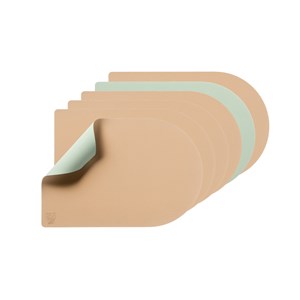 Set de table réversible - cuir recyclé