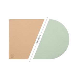 Set de table réversible - cuir recyclé