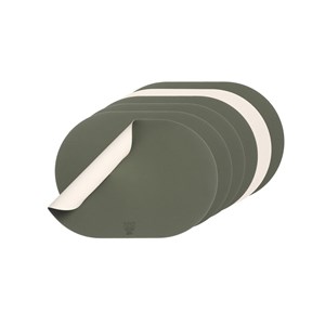 Set de table réversible - cuir recyclé