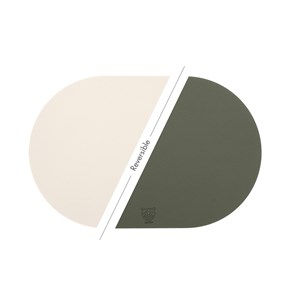 Set de table réversible - cuir recyclé