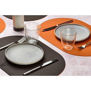 Set de table réversible - cuir recyclé