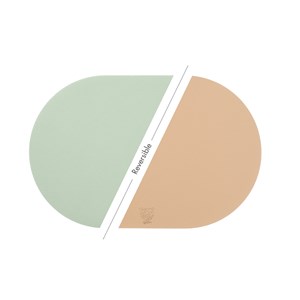 Set de table réversible - cuir recyclé