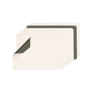 Set de table réversible - cuir recyclé