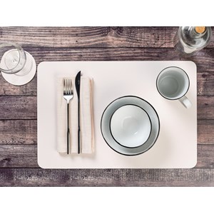 Set de table réversible - cuir recyclé