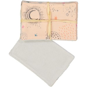 Lot de 5 lingettes lavables lior rose