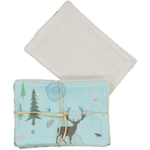 Lot de 5 lingettes lavables lior bleu