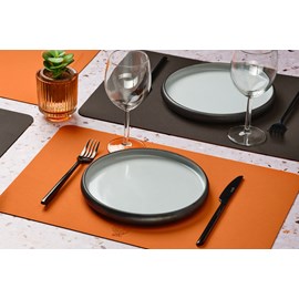 Set de table réversible - cuir recyclé