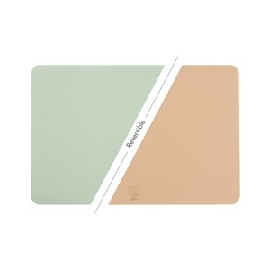 Set de table réversible - cuir recyclé