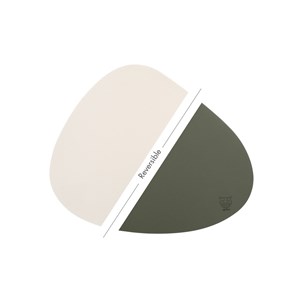 Set de table réversible - cuir recyclé