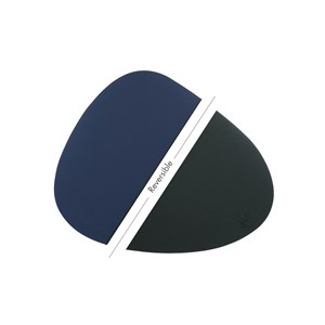 Set de table réversible - cuir recyclé