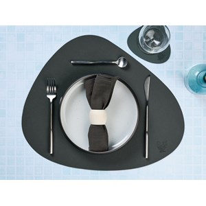 Set de table réversible - cuir recyclé