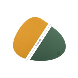 Set de table réversible - cuir recyclé