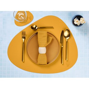 Set de table réversible - cuir recyclé