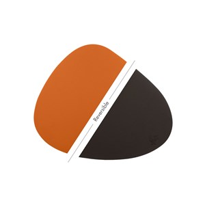 Set de table réversible - cuir recyclé