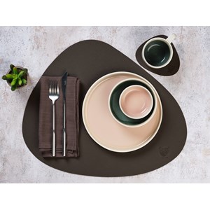 Set de table réversible - cuir recyclé