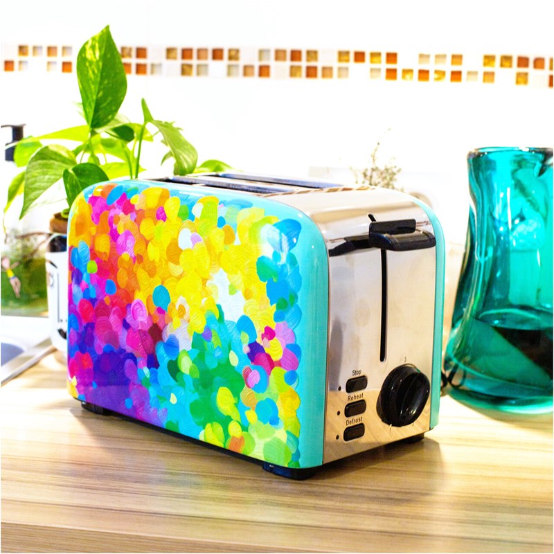 Toaster grille pain multicolore